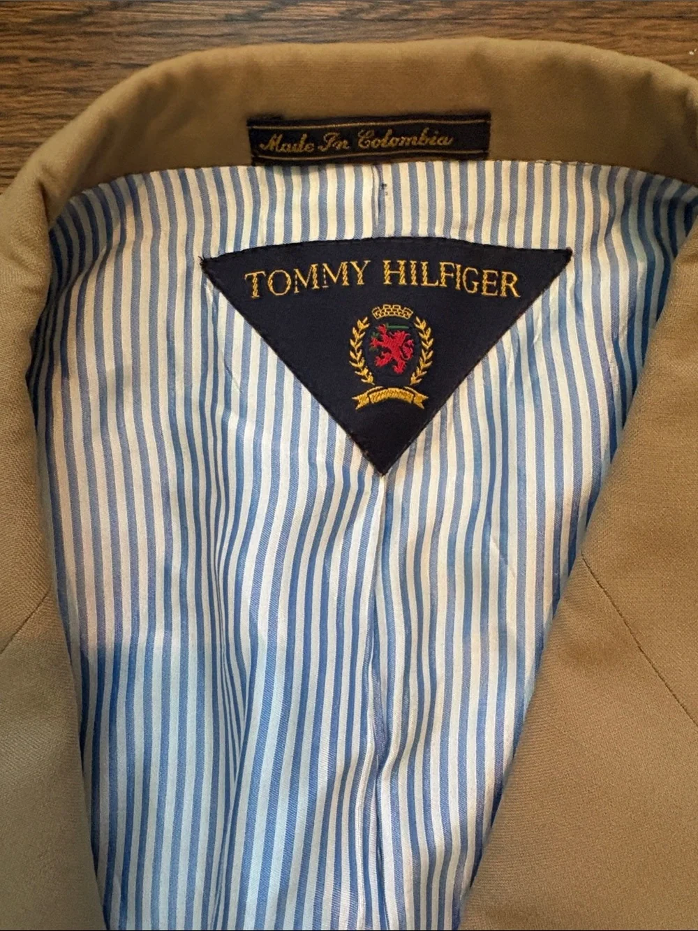 Tommy Hilfiger Tan Sport Coat Blazer